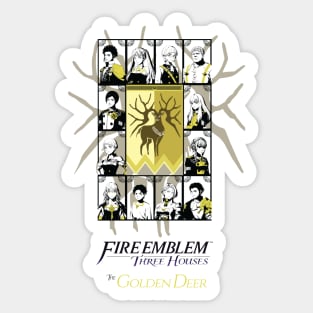 Fire Emblem Three Houses: Golden Deer Featuring Female Byleth Sticker